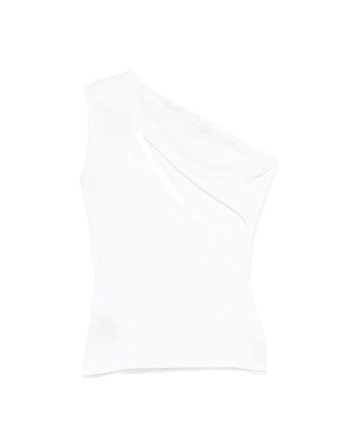 Sleeveless Tops FEDERICA TOSI en coloris White