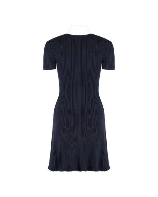 Self-Portrait Blue Short Dresses