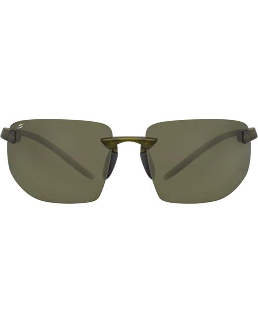 Serengeti Green Sunglasses for men