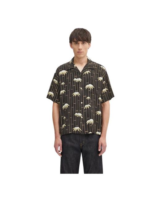 Visvim Short Sleeve Hemden in het Black voor heren