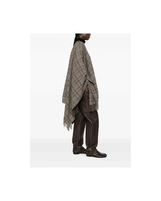 Brunello Cucinelli Gray Ponchos