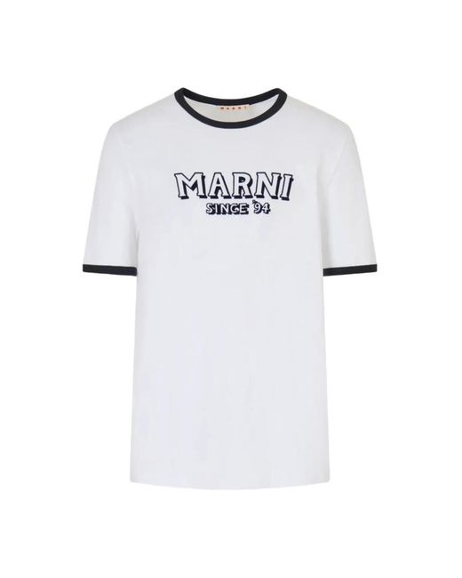 Marni White T-Shirts for men