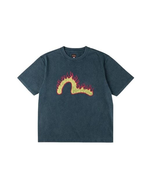 Evisu Blue T-Shirts for men