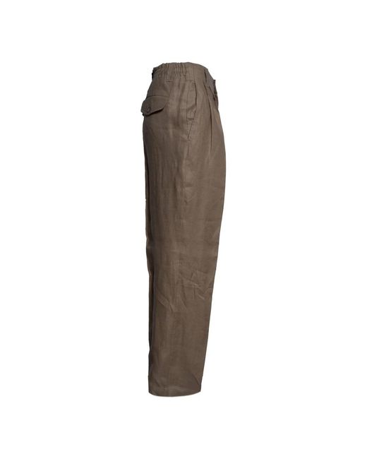 L.b.m. 1911 Brown Slim-Fit Trousers for men