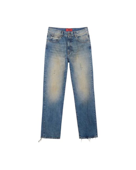 424 Collection Loose Fivepocket Jeans in het Blue voor heren