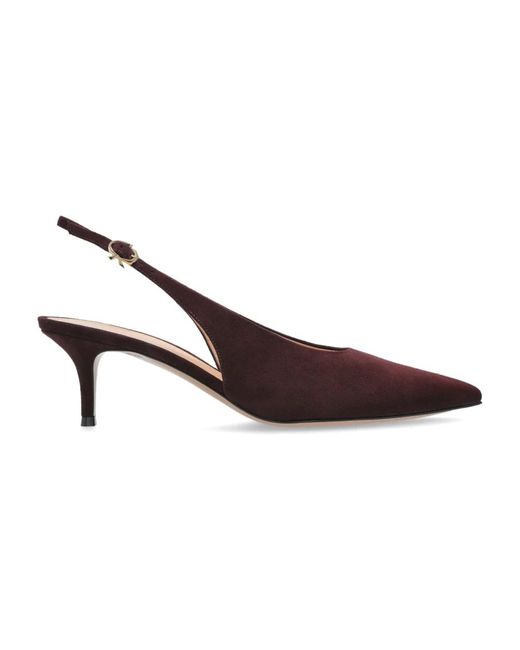 Gianvito Rossi Brown Hohe Schuhe Robbie