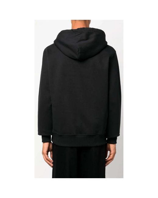 Versace Schwarzer hoodie sweatshirt set baumwolle in Black für Herren
