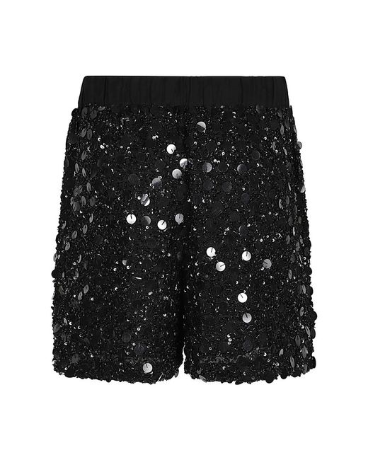 P.A.R.O.S.H. Black Casual Shorts