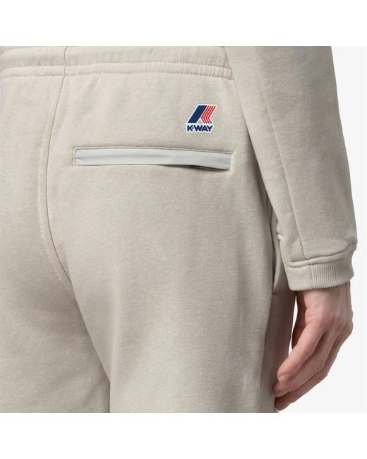 K-Way Gray Casual Shorts for men