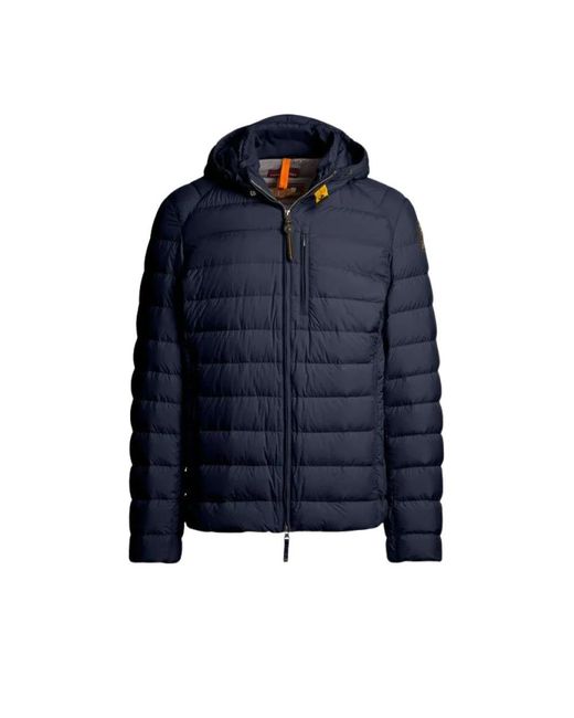 Parajumpers Jassen ,Blauw ,Polyester Last Minute Hooded Down Jacket in het Blue voor heren