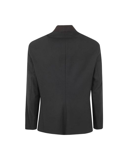 Emporio Armani Black Light Jackets for men
