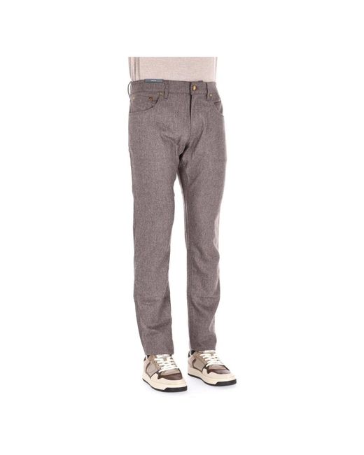 PT Torino Gray Slim-Fit Jeans for men