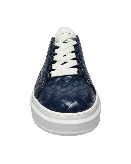 Alexander Smith Blue Sneakers for men