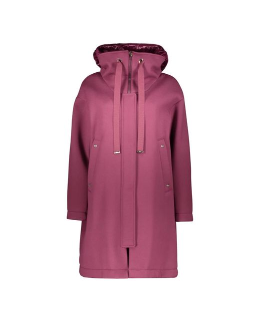 Herno Jas Met Capuchon in het Purple