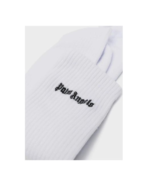 Palm Angels White Socks for men