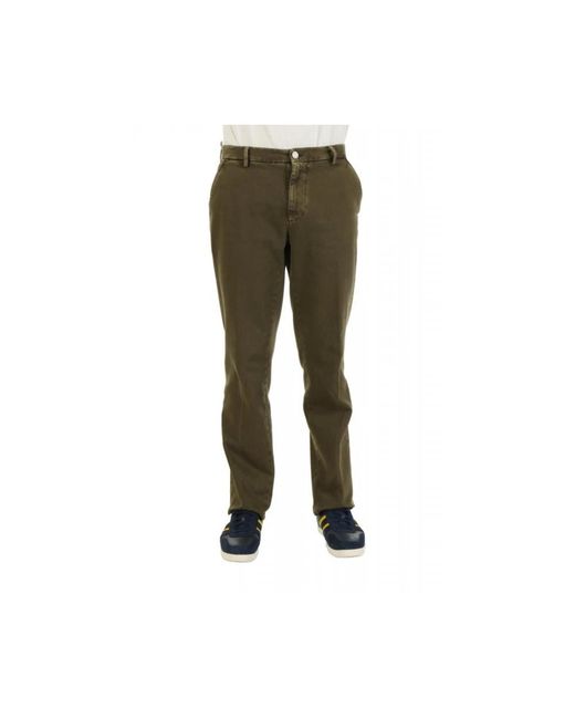 Trussardi Green Chinos for men