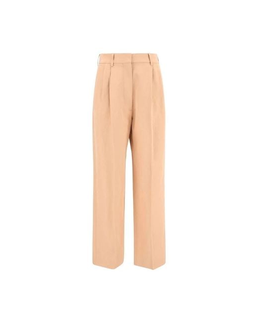 Wide Trousers Blazé Milano en coloris Natural