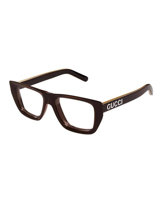 Gucci Brown Glasses for men