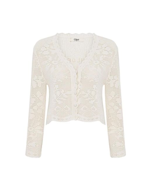 Chloé White Cardigans