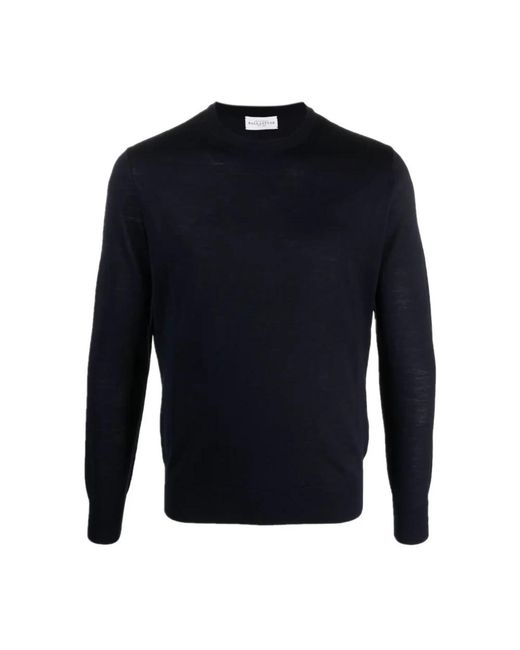 Ballantyne Blue Round-Neck Knitwear for men