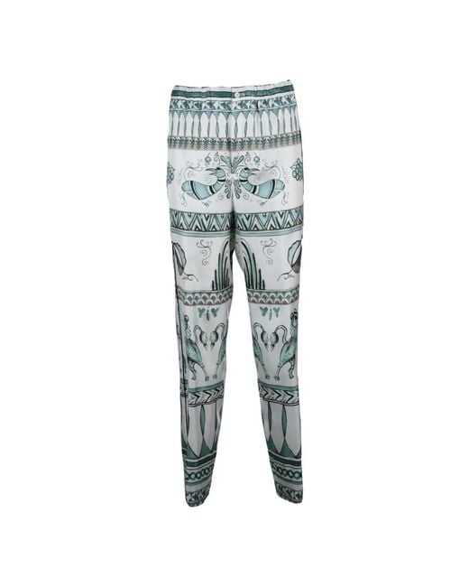 Fabiana Filippi Gray Straight Trousers