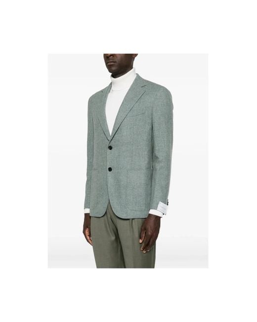 Caruso Blue Blazers for men