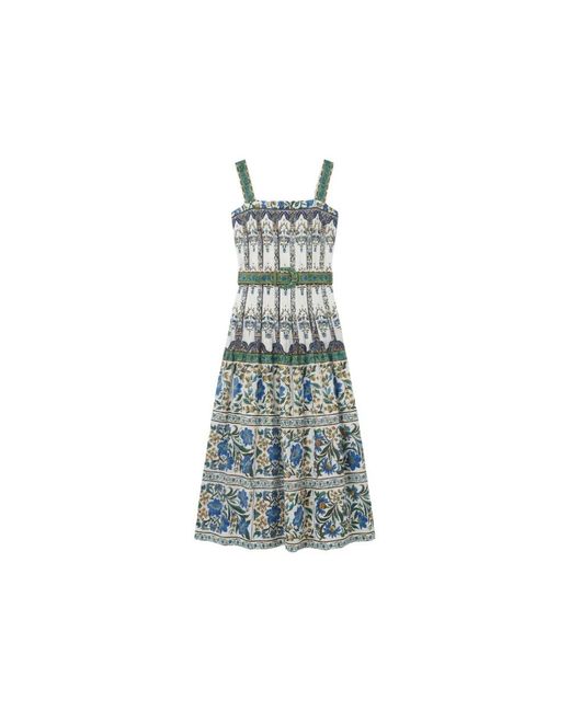 Farm Rio Blue Midi Dresses