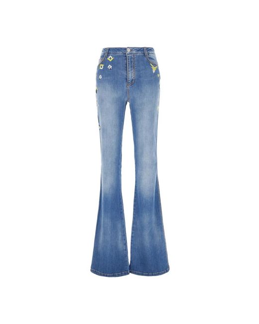 Ermanno Scervino Jeans ,Blauw ,Denim Klassieke Denim Jeans in het Blue