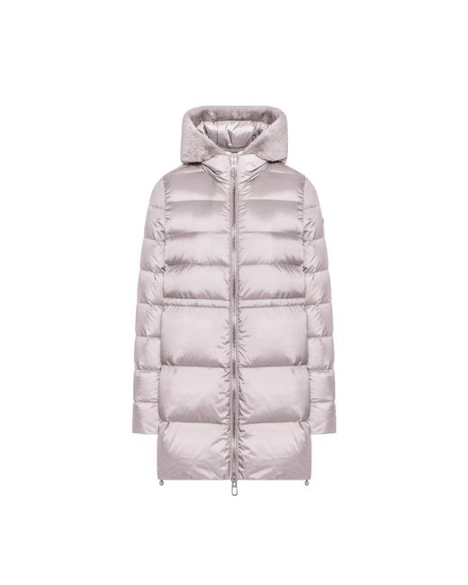 DUNO Hooded Puffer Jacket Selma in het Purple