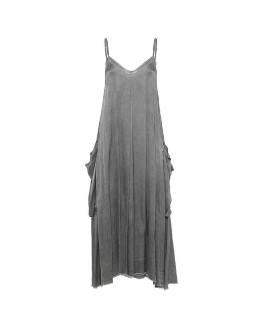 SANCTAMUERTE Gray Midi Dresses