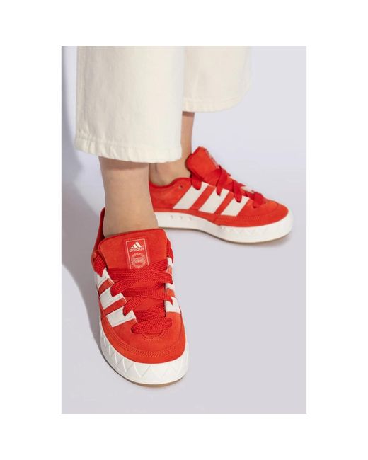 Adidas Originals Red Adimatic sneakers