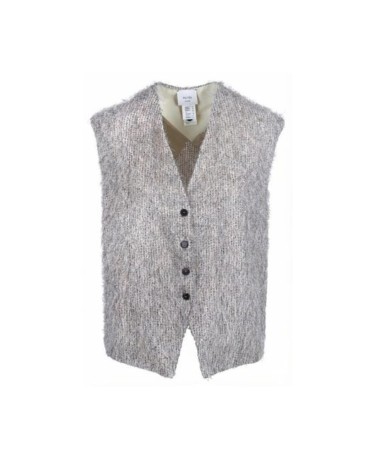 Alysi Gray Vests