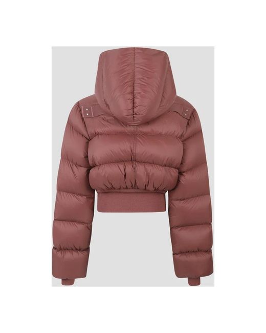 Rick Owens Jassen ,Roze ,Hooded Jkt in het Red