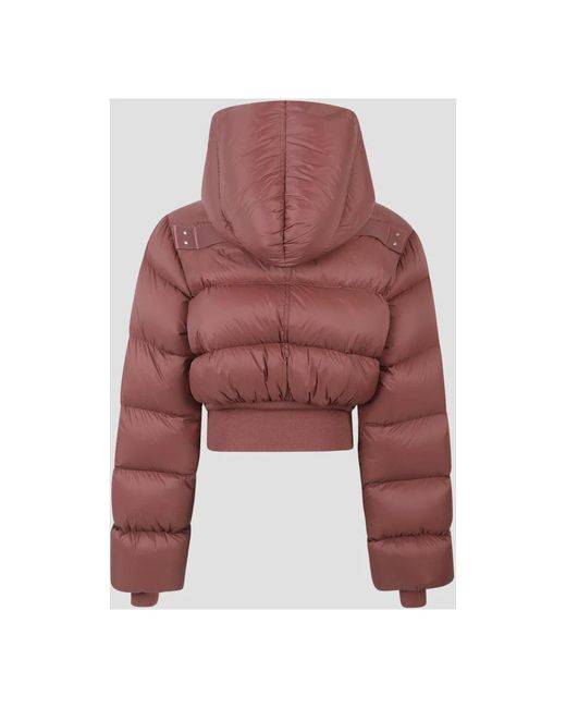 Rick Owens Jassen ,Roze ,Hooded Jkt in het Red