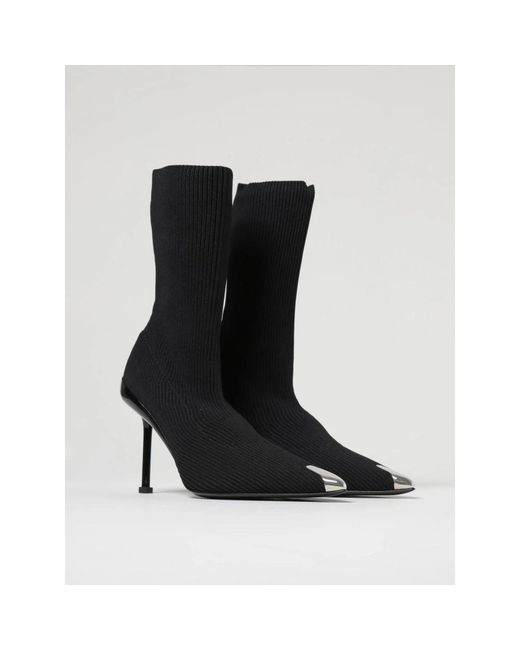 McQueen Black Heeled Boots