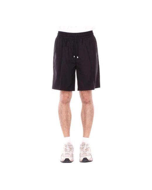 John Richmond Black Casual Shorts for men