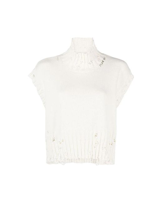 Knitwear > turtlenecks Marni en coloris White