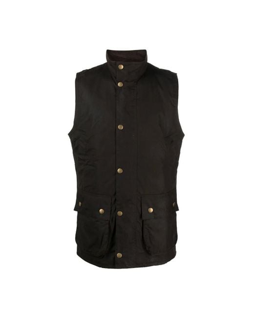 Barbour Vests in het Black voor heren