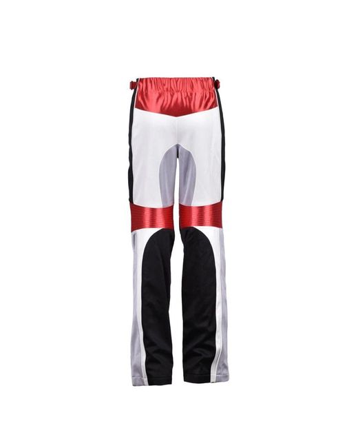 we11done Red Hoch Taillierte Biker Leggings Mit Polsterung
