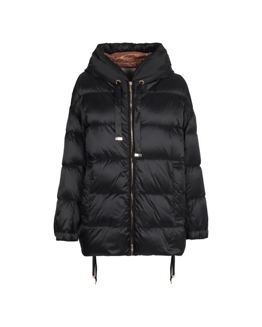 Max Mara Black Down Jackets
