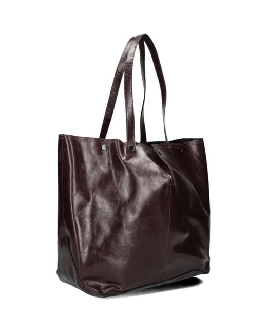 Liebeskind Berlin Rode Shopper Voor Herfstavonturen in het Black