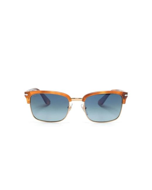 Persol Rectangle Zonnebril in het Blue