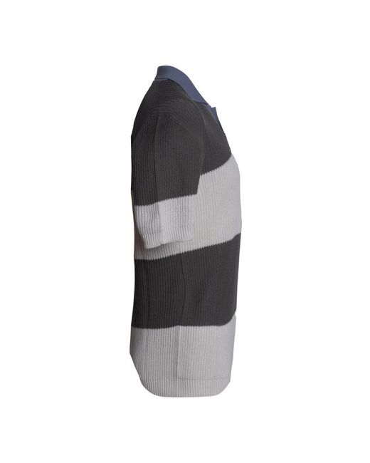 Dondup Gray V-Neck Knitwear for men
