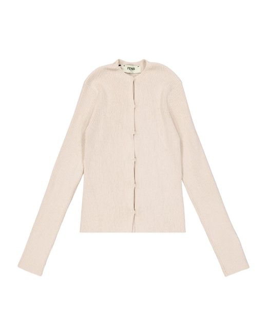 Fendi Cardigans in het Natural