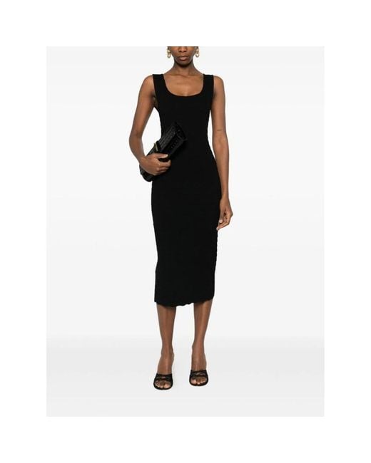 Emporio Armani Black Midi Dresses