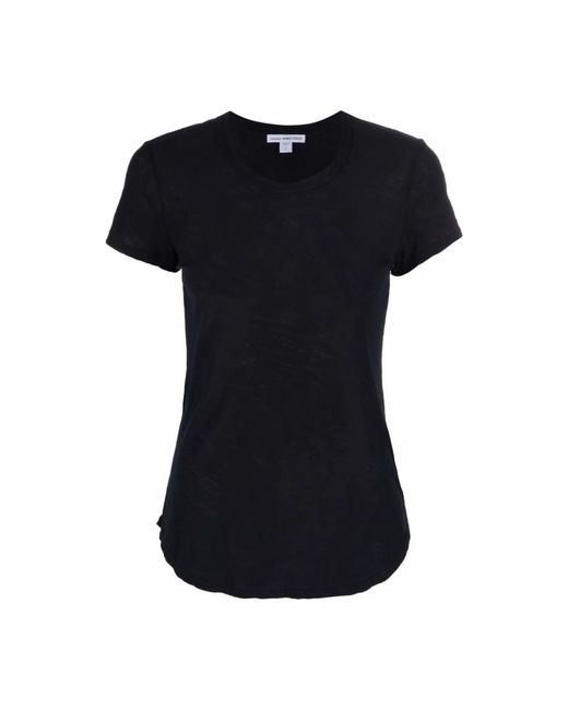 James Perse Black Stilvolle t-shirts und polos
