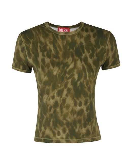 DIESEL Green T-Shirts