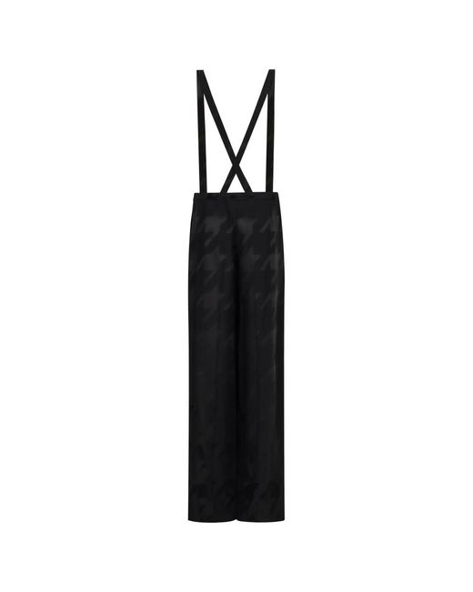 Wide Trousers PT Torino de color Black