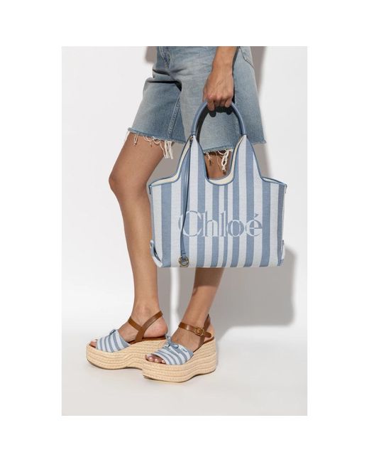 Chloé Blue Tote Bags
