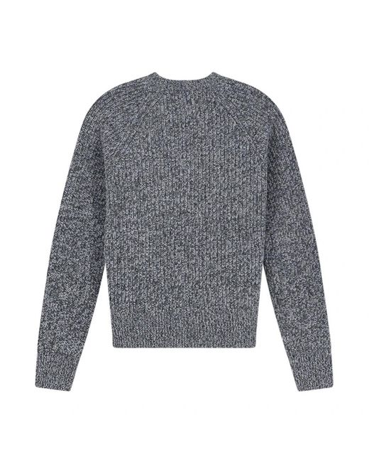 Aspesi Gray Round-Neck Knitwear